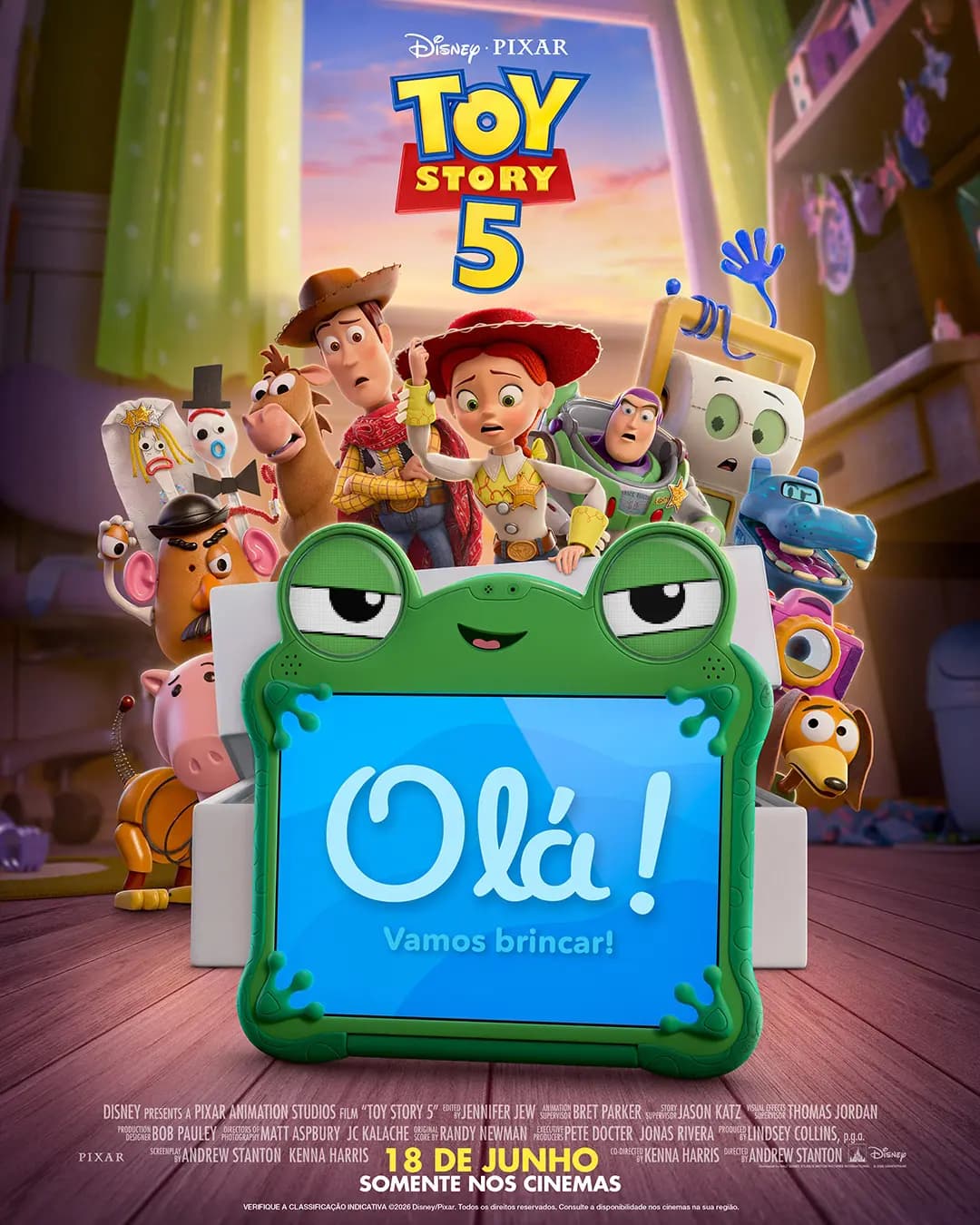 Toy Story 5: Primeiro Trailer Revela a Grande Batalha Entre Brinquedos e Tecnologia