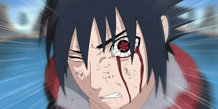 Sasuke usando  Amaterasu