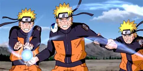 Naruto Uzumaki fazendo Jutsu Rasengan