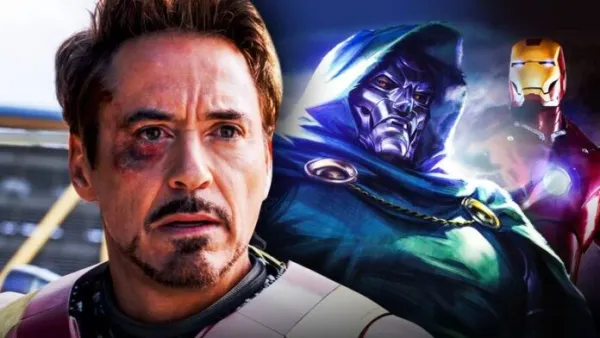 Robert Downey Jr. Une Homem de Ferro e Doutor Destino em arte